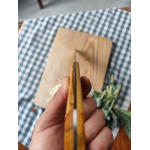 Couteau trancheur en buis fabriqué artisanalement à Strasbourg