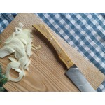 Couteau trancheur en buis fabriqué artisanalement à Strasbourg