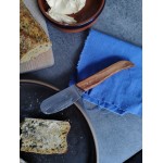 Couteau tartineur en olivier, fabriqué à la main, artisanalement, dans mon atelier à Strasbourg