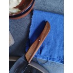 Couteau tartineur en olivier, fabriqué à la main, artisanalement, dans mon atelier à Strasbourg